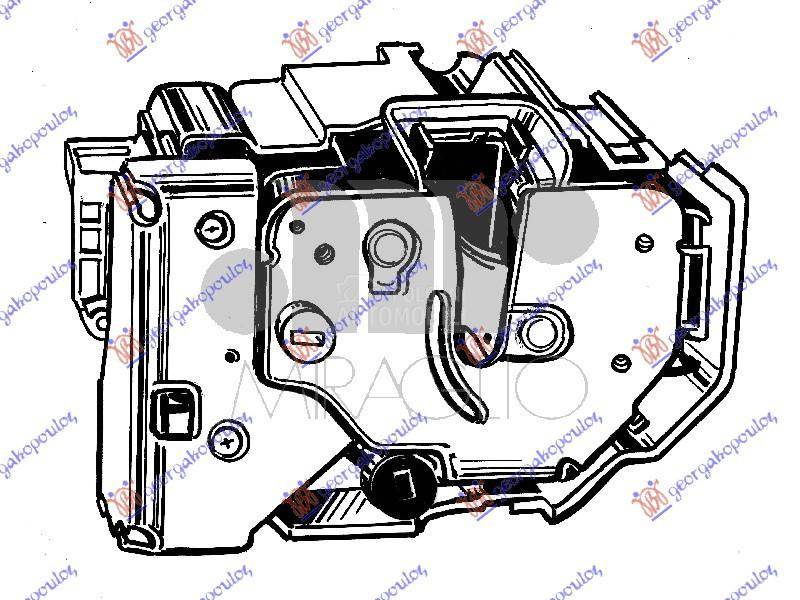 BRAVA ZADNJIH VRATA (CENTRALNO