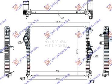 HLADNJAK INTERKULERA 2.2 JTD D za Alfa Romeo Giulia od 2015. do 2025. god.