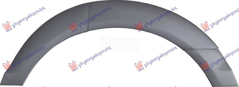 RUB PLASTICNI ZADNJIH VRATA/BL