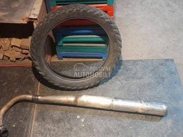 MZ 250 auspuh i zadnja guma