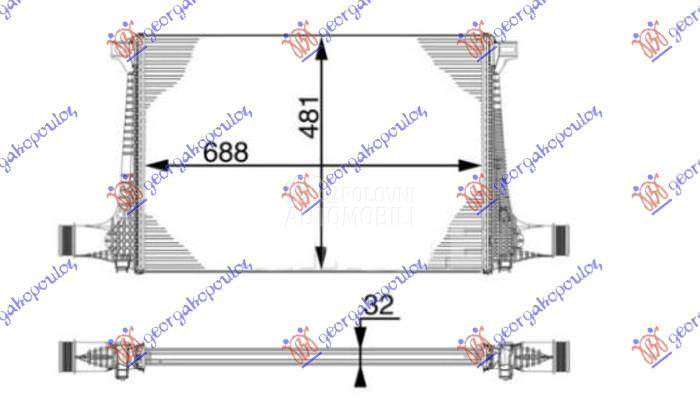 HLADNJAK INTERKULERA 3.0 TDi D