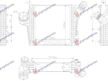 HLADNJAK INTERLULERA (2.0-3.0 za Audi Q7 od 2015. do 2019. god.