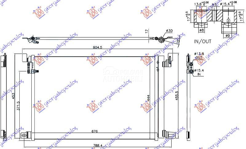 HLADNJAK KLIME 2.0/3.0 TFSI -