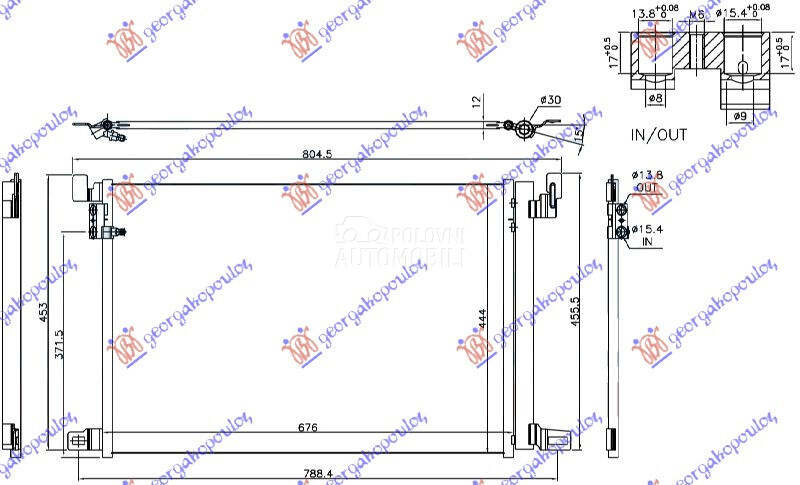 HLADNJAK KLIME 2.0/3.0 TFSI -