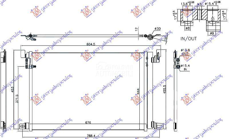 HLADNJAK KLIME 2.0/3.0 TFSI -