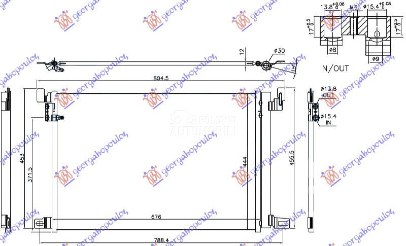 HLADNJAK KLIME 2.0/3.0 TFSI -