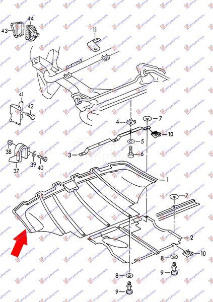 ZASTITA MOTORA (PREDNJI DEO)