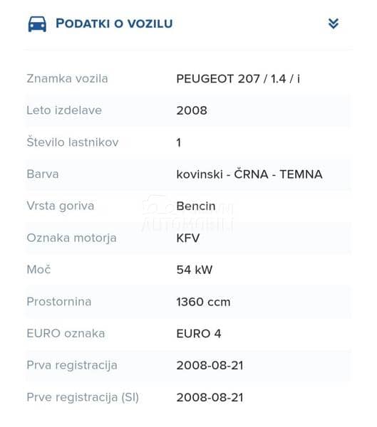 Peugeot 207 1.4 P-O-G-L-E-D-A-J