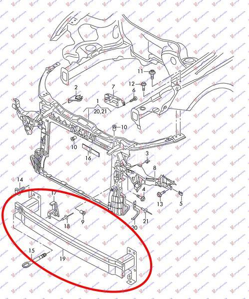 SINA PREDNJEG BRANIKA ALUMINIJ