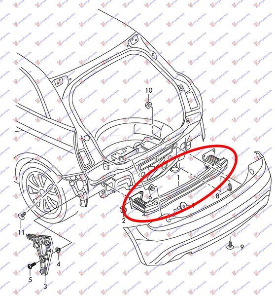 SINA ZADNJEG BRANIKA METAL