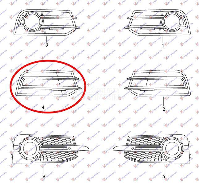 RESETKA PREDNJEG BRANIKA (BEZ