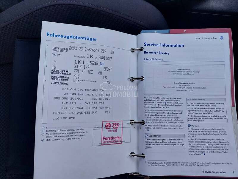 Volkswagen Golf 5 1.9 TDI 4 MOTION