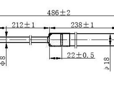 AMORTIZER GEPEK VRATA 3 VRATA za Audi A1 od 2010. do 2014. god.