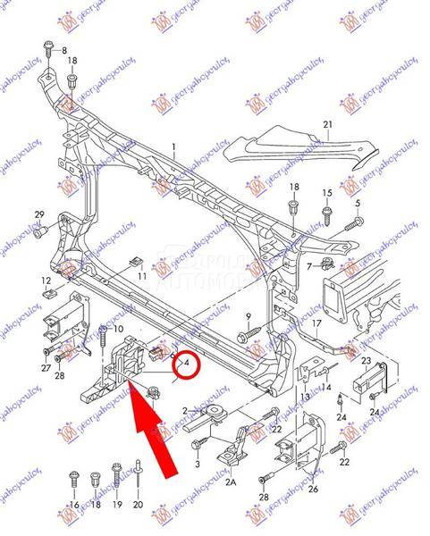 NOSAC FARA UNUTRASNJI DONJI PL