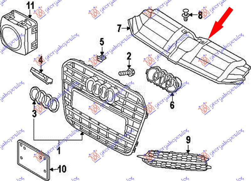 POKLOPAC VEZNOG LIMA GORNJI PL