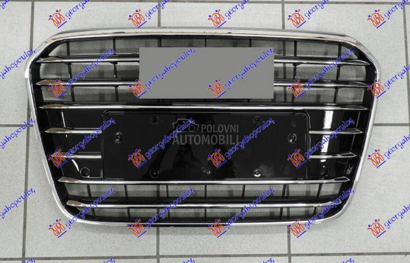 PVC MASKA KOMPLET CRNA/HROM (P