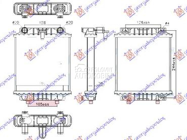 HLADNJAK MOTORA DODATNI 3.0-S6 za Audi A6 od 2014. do 2018. god.
