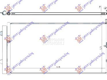 HLADNJAK KLIME 2.0 TFSi HIBRID za Audi Q5 od 2008. do 2012. god.