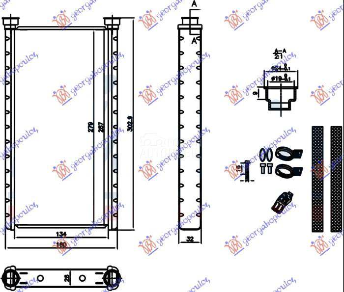 GREJAC KABINE (135x280x26)