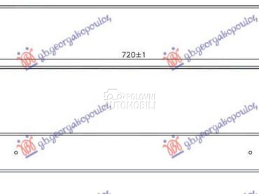HLADNJAK INTERKULERA 3.0 TDI D za Audi A7 od 2014. do 2018. god.