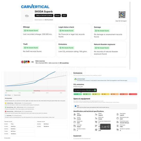 Škoda Superb AUT/PAN/car vertical