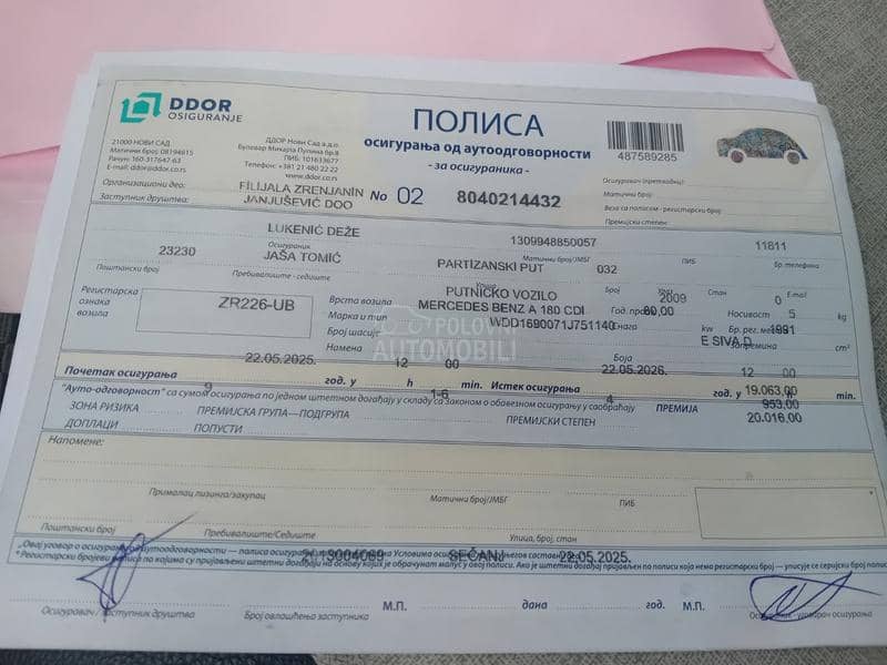 Mercedes Benz A 180 180 CDI Avantgarde