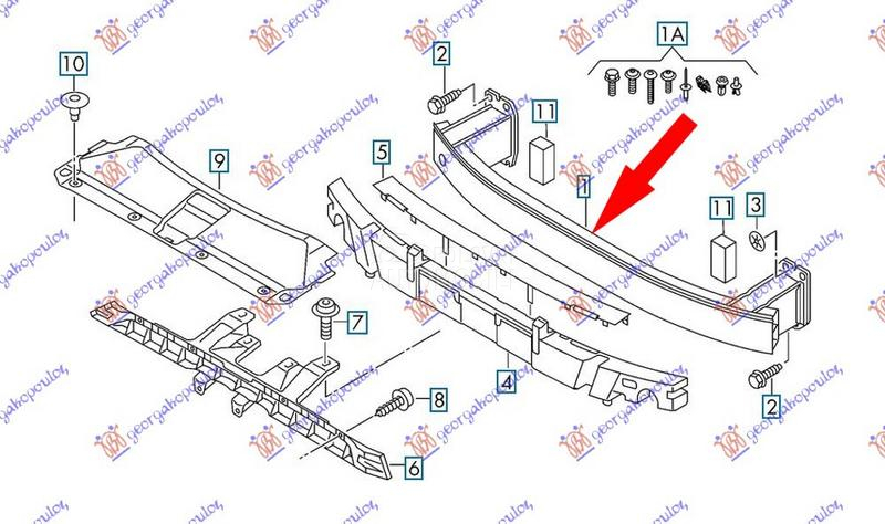 SINA PREDNJEG BRANIKA ALUMINIJ