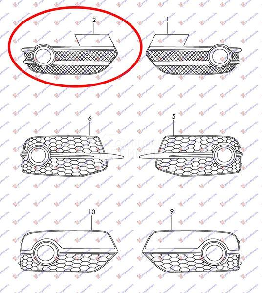 RESETKA PREDNJEG BRANIKA (SA M