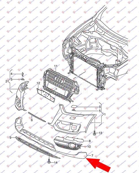 SPOJLER PREDNJEG BRANIKA