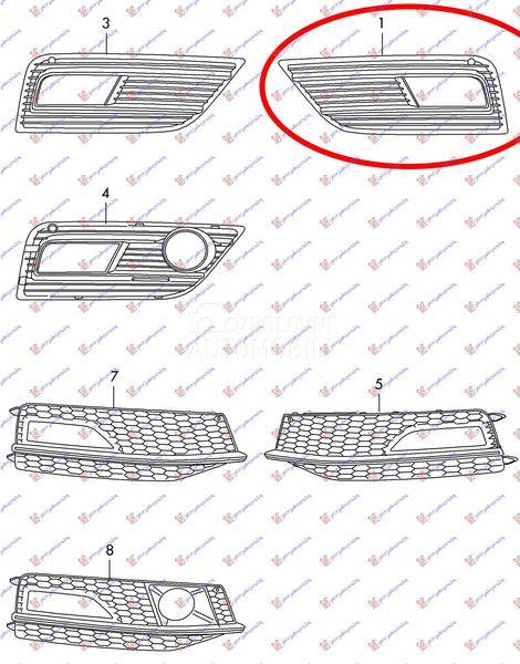 RESETKA PREDNJEG BRANIKA (SA M