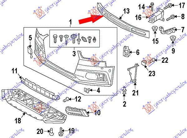 SINA PREDNJEG BRANIKA ALUMINIJ