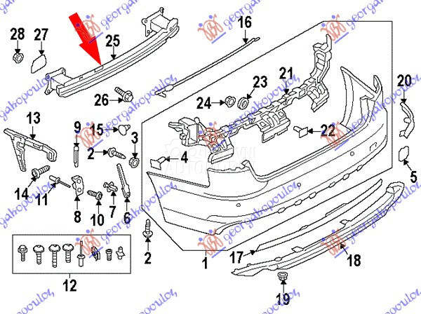 SINA ZADNJEG BRANIKA ALUMINIJU