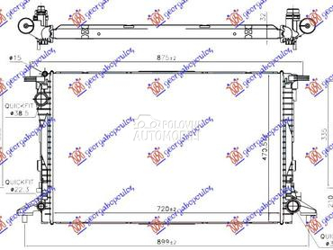 HLADNJAK MOTORA 2.9/3.0 TFSi B za Audi Q7 od 2019. do 2024. god.