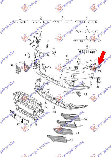 NOSAC PREDNJEG BRANIKA BOCNI