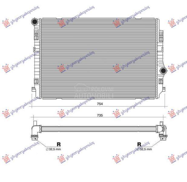 HLADNJAK MOTORA 2.0 TDi (135 K