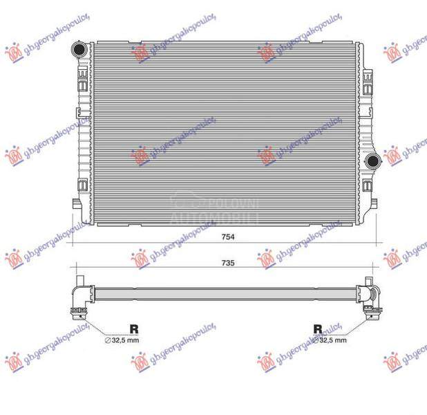 HLADNJAK MOTORA 2.0 TDi (135 K