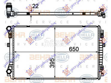 HLADNJAK MOTORA 1.0 Tsi/1.2/1. za Cupra Leon od 2020. do 2024. god.