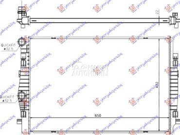 HLADNJAK MOTORA 1.4 TFSi BENZI za Volkswagen Golf 7 od 2016. do 2019. god.