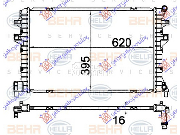 HLADNJAK MOTORA DODATNI BENZIN za Škoda Superb od 2024. do 2025. god.