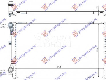 HLADNJAK MOTORA 1.0 TSi/1.2/1. za Audi A3 od 2016. do 2020. god.
