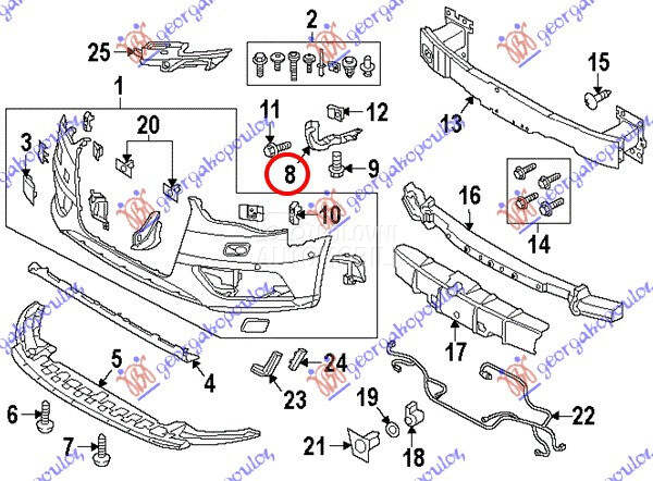 NOSAC PREDNJEG BRANIKA BOCNI P