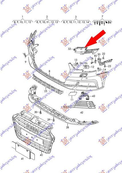 NOSAC PREDNJEG BRANIKA GORNJI
