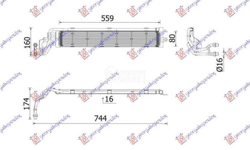 HLADNJAK MOTORA DODATNI 1.4 BE