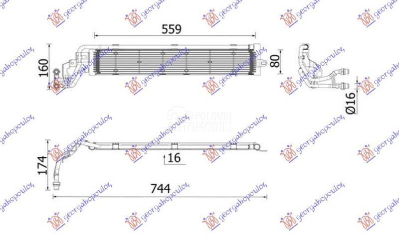 HLADNJAK MOTORA DODATNI 1.5 BE