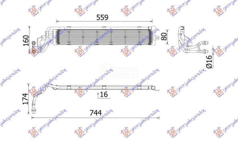 HLADNJAK MOTORA DODATNI 1.4 BE