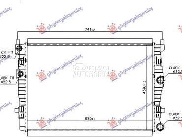 HLADNJAK MOTORA 1.0TFSI BENZIN za Seat Leon od 2020. do 2025. god.