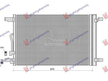 HLADNJAK KLIME 1.0/1.5/2.0 BEN za Audi A3 od 2024. do 2025. god.