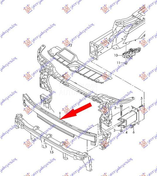SINA PREDNJEG BRANIKA ALUMINIJ