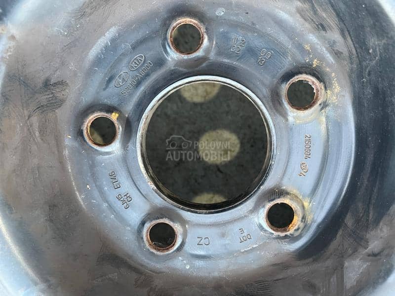 Čelične felne Kia Hyundai 15" 5 x 114.3