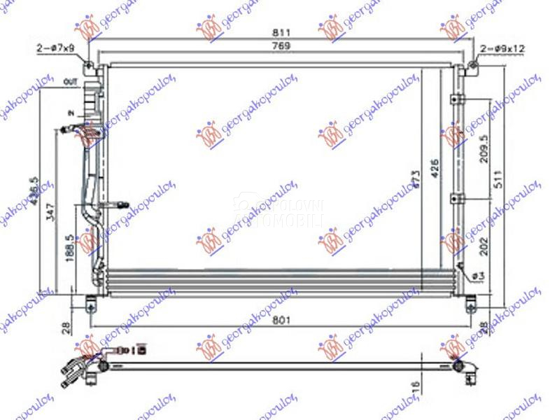 HLADNJAK KLIME ZA SVE MODELE B